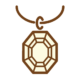 گردنبند و مدال نقره